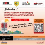 Survei Penilaian Integritas 2023 Dimulai, Ayo Berpartisipasi Untuk Cegah Korupsi....